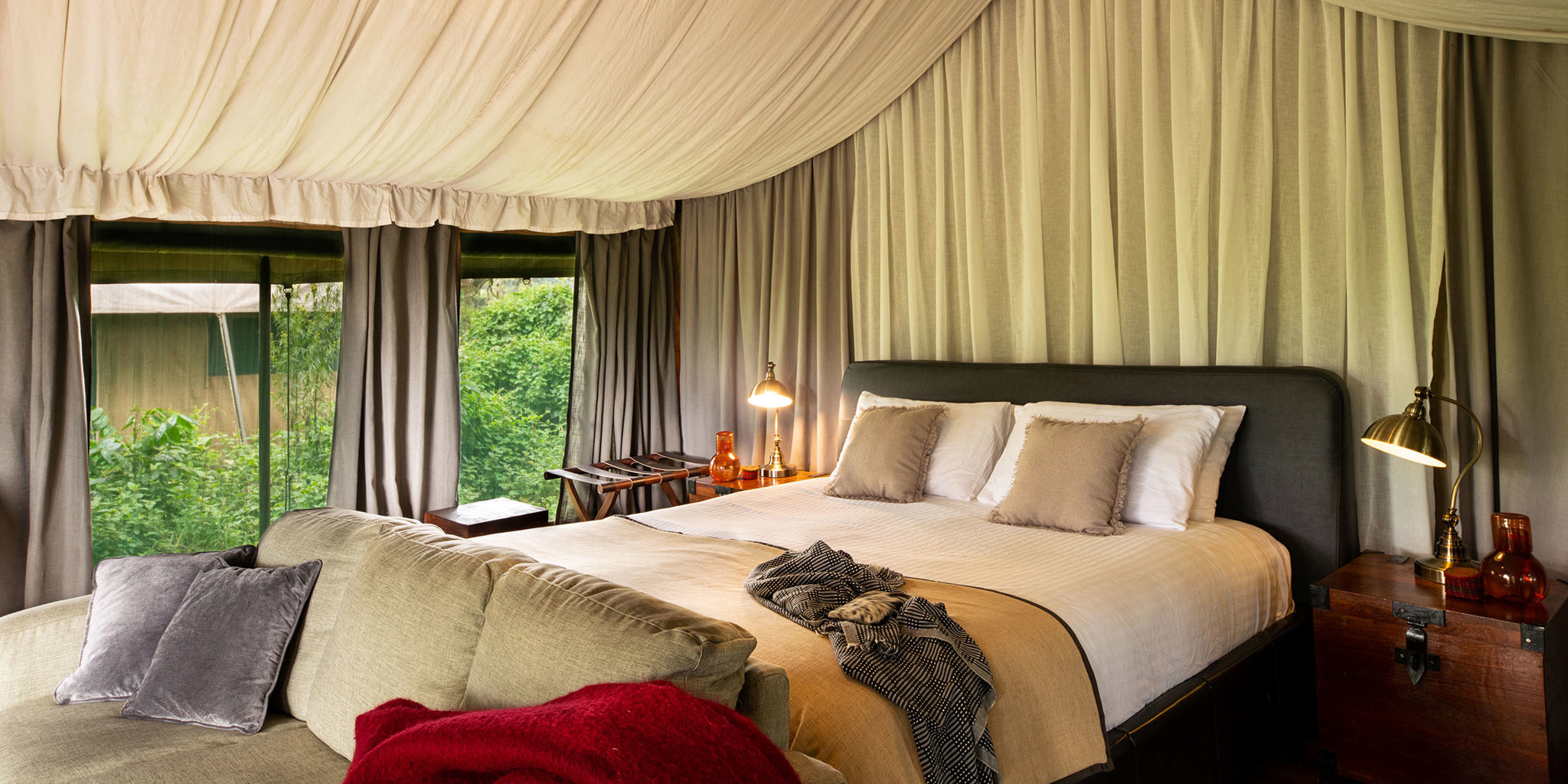 lemala ngorongoro tented camp double room -